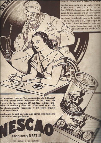 LAMINA 30984: Publicidad de Nescao