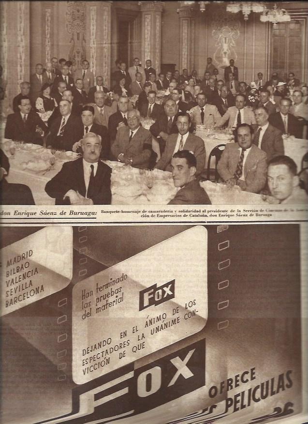 LAMINA 30684: Homenaje a Enrique Saenz de Buroaga en Barcelona