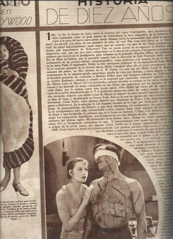 LAMINA 30686: Greta Garbo y Antonio Moreno en La tierra de todos