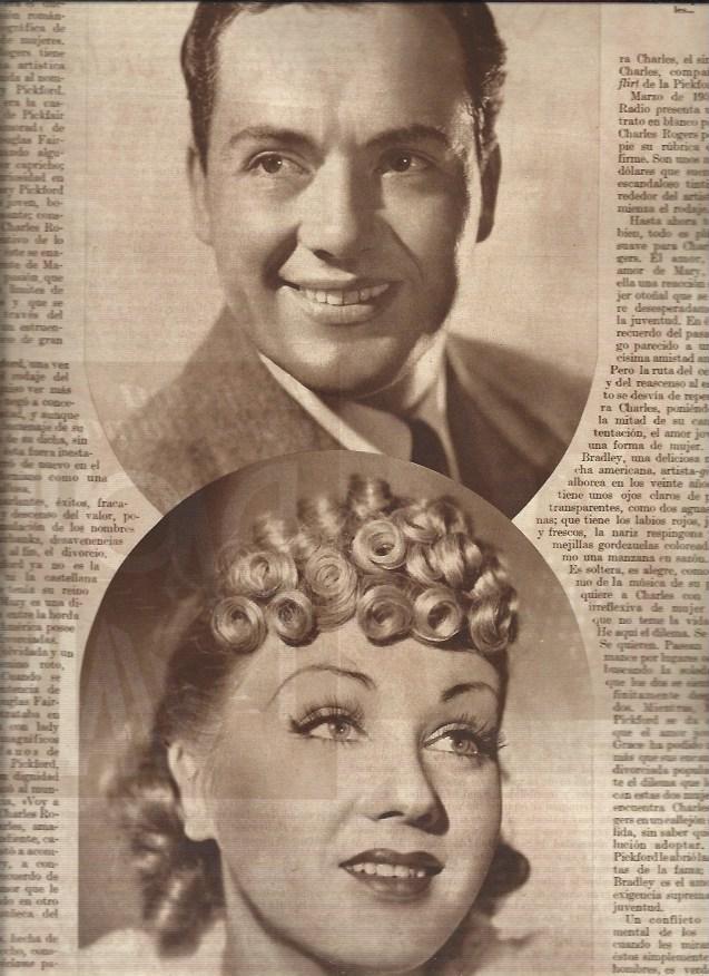 LAMINA 30698: Grace Bradley y Charles Rogers