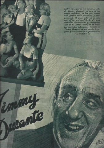 LAMINA 30706: Jimmy Durante, por Herreros