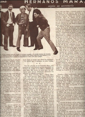 LAMINA 30657: La vida intima de los Hermanos Marx