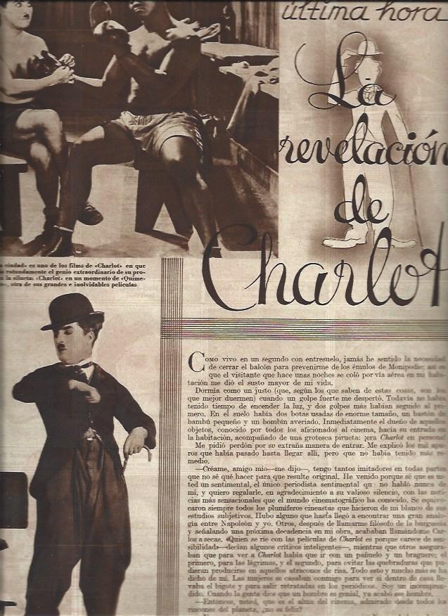 LAMINA 30673: Charlot en Luces de la ciudad