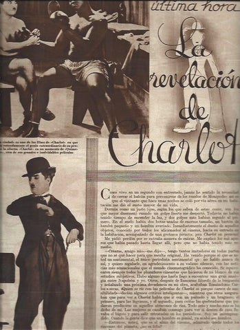 LAMINA 30673: Charlot en Luces de la ciudad
