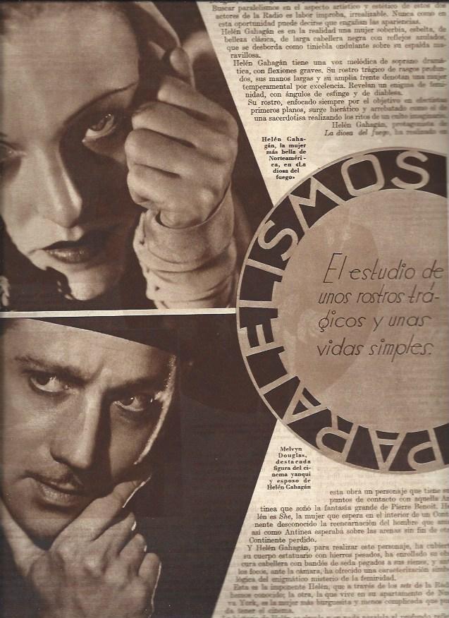 LAMINA 30677: Helen Gahagan y Melvyn Douglas