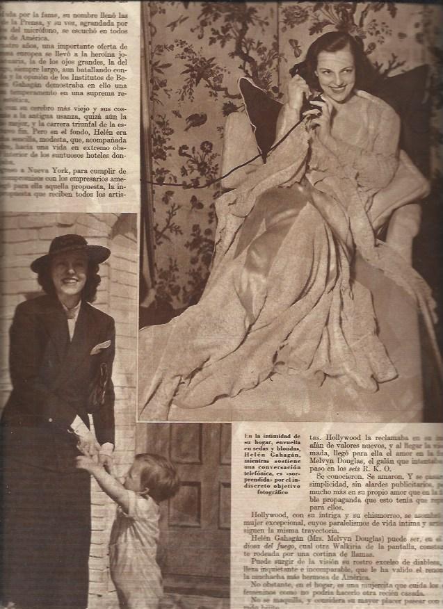 LAMINA 30678: Helen Gahagan en su casa