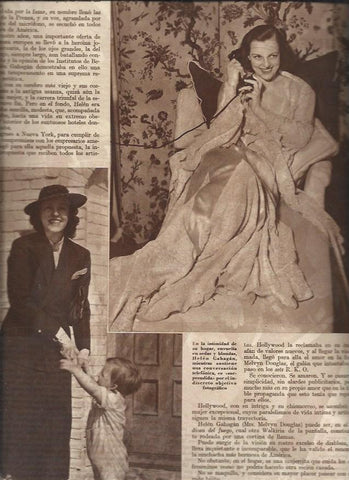 LAMINA 30678: Helen Gahagan en su casa
