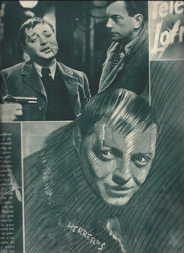 LAMINA 30739: Peter Lorre, por Herreros