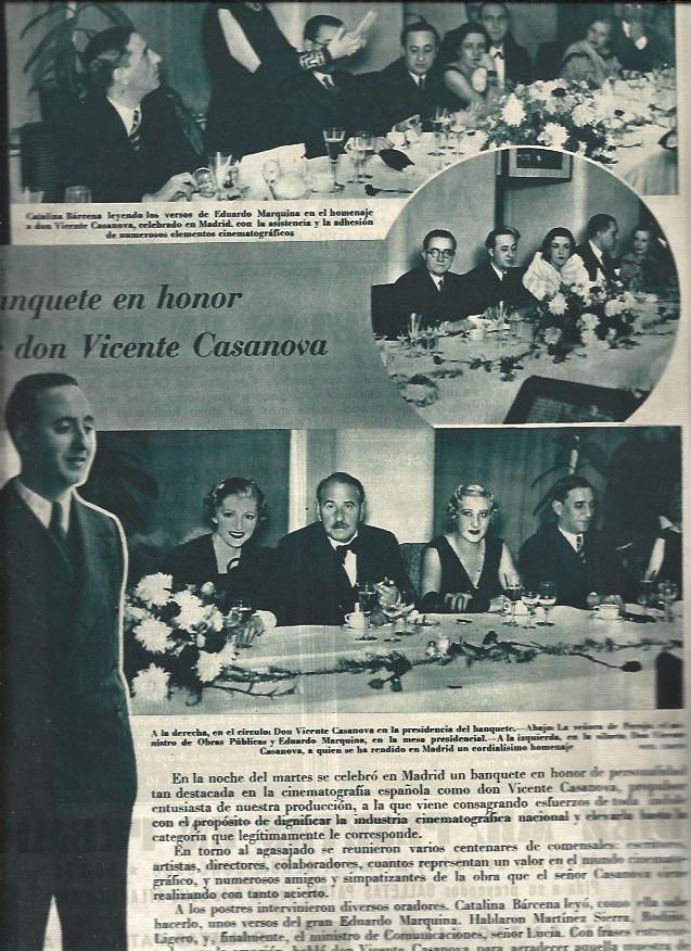 LAMINA 30740: Homenaje a Vicente Casanova en Madrid