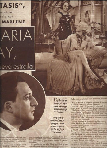 LAMINA 30743: Maria Ray y Gustavo Machaty
