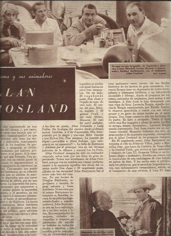 LAMINA 30756: Allan Crosland