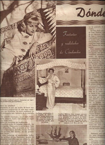 LAMINA 30738: Elissa Landi, Carole Lombard y Catalina Barcena