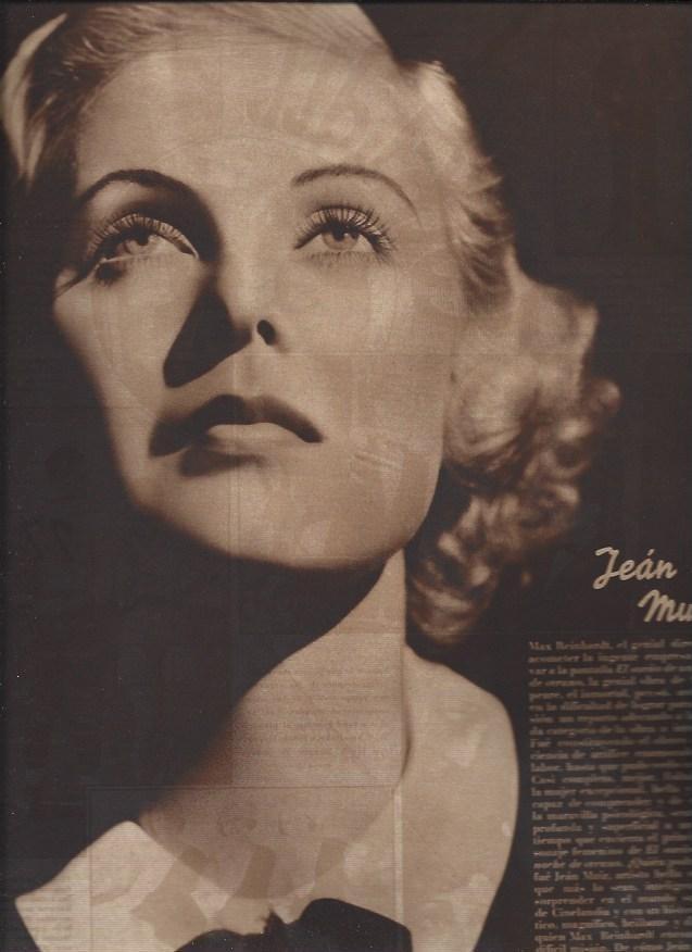 LAMINA 30719: Jean Muir en foto de estudio
