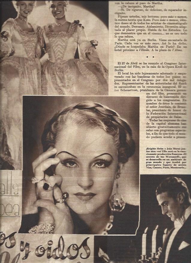 LAMINA 30580: Escena de El baron gitano y Brigitte Helm