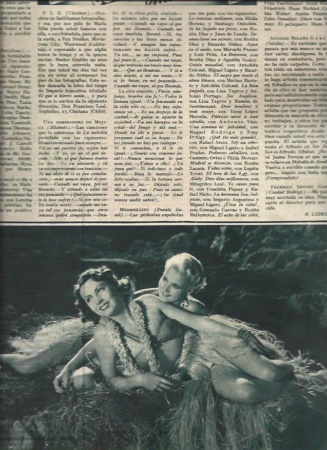 LAMINA 30587: Mary Roland y Polly Moran en El paraiso del amor