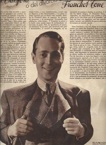 LAMINA 30550: Franchot Tone