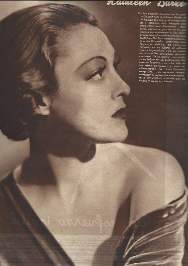 LAMINA 30556: Kathleen Burke