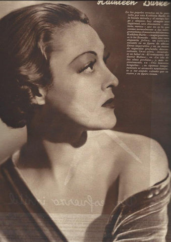 LAMINA 30556: Kathleen Burke