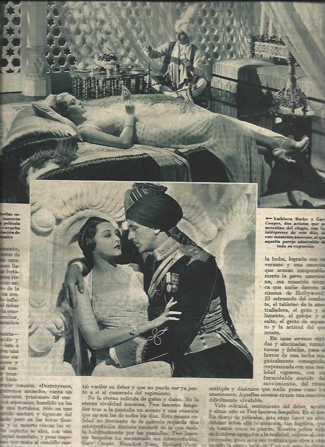 LAMINA 30563: Kathleen Burke y Gary Cooper