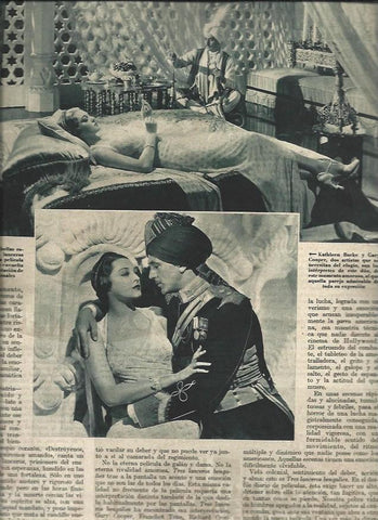 LAMINA 30563: Kathleen Burke y Gary Cooper
