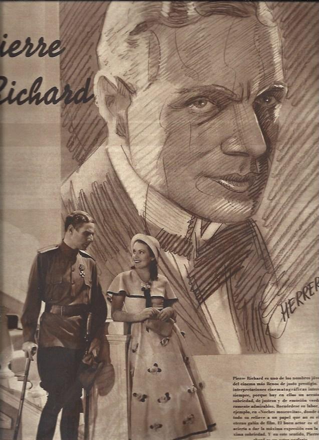 LAMINA 30557: Pierre Richard, dibujo de Herreros