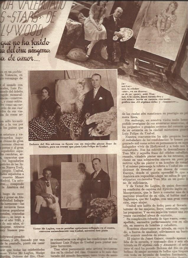 LAMINA 30649: El pintor Luis Felipe de Usabal 