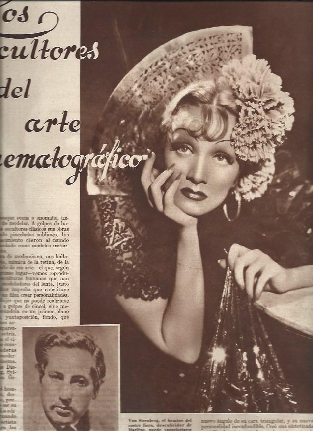 LAMINA 30651: Von Sternberg y Marlene Dietrich