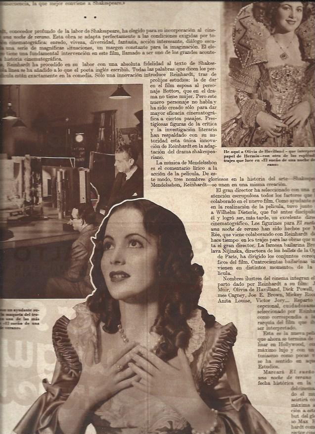 LAMINA 30618: Olivia de Havilland en El sueño de una noche de verano