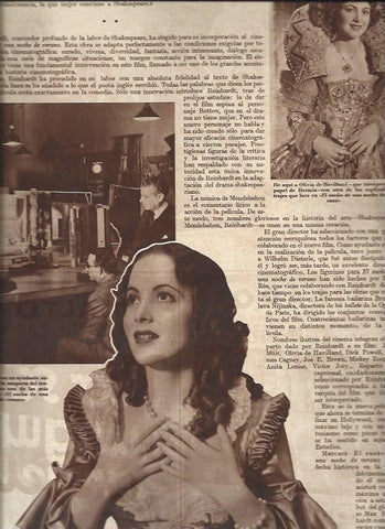LAMINA 30618: Olivia de Havilland en El sueño de una noche de verano