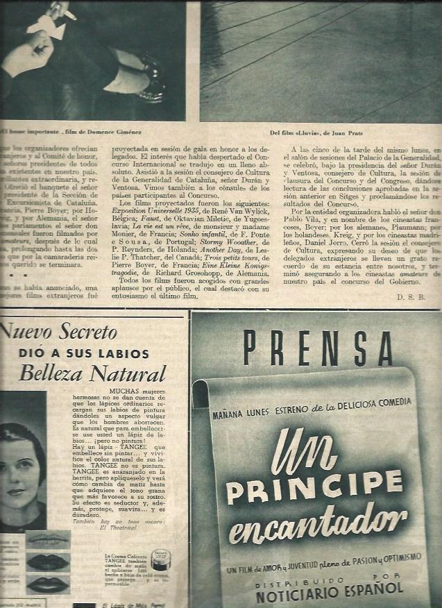 LAMINA 30619: Publicidad de Un principe encantador
