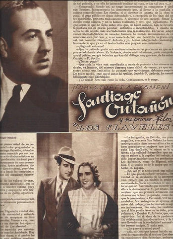LAMINA 30763: Santiago Ontañon, director de Los claveles