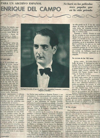 LAMINA 30907: Enrique del Campo