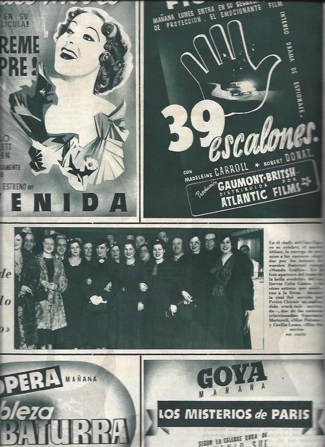 LAMINA 30923: Cartelera de los cines Avenida, Opera y Figaro