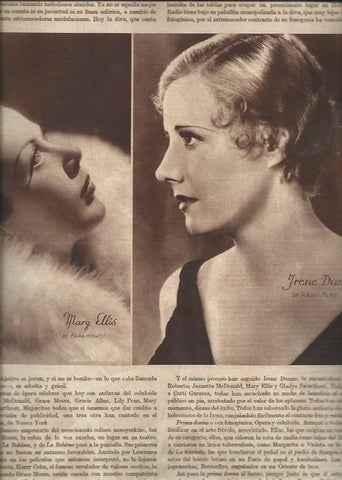 LAMINA 30877: Mary Ellis e Irene Dunne