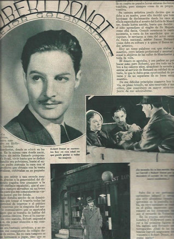 LAMINA 30879: Robert Donat 
