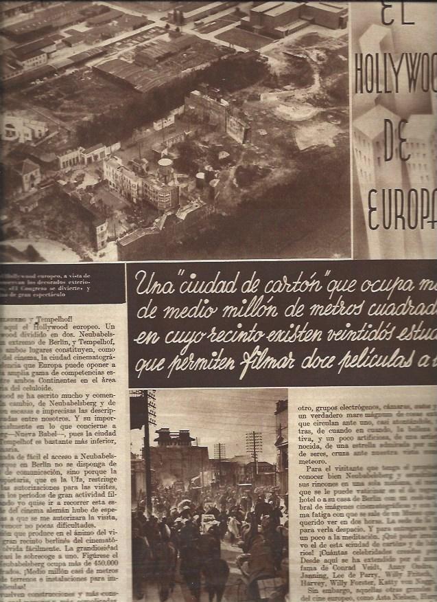 LAMINA 30884: Vista de los estudios de Neubabelsberg