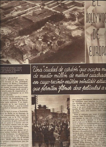LAMINA 30884: Vista de los estudios de Neubabelsberg