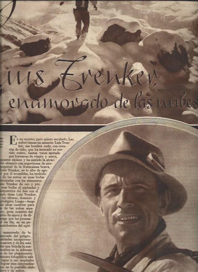 LAMINA 30885: Luis Trenker