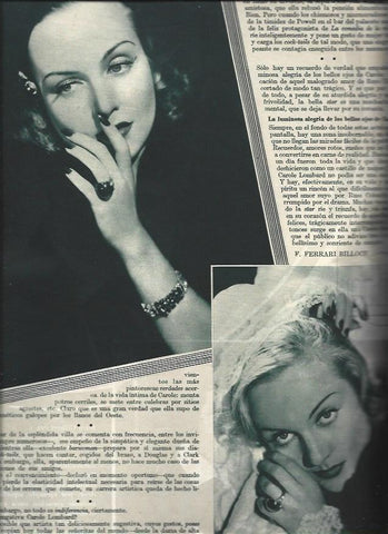 LAMINA 30928: Carole Lombard