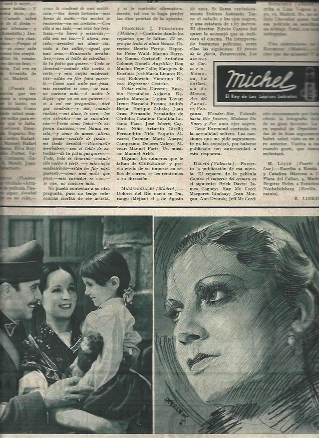 LAMINA 30892: Pilar Muñoz por Herreros y escena de El 113