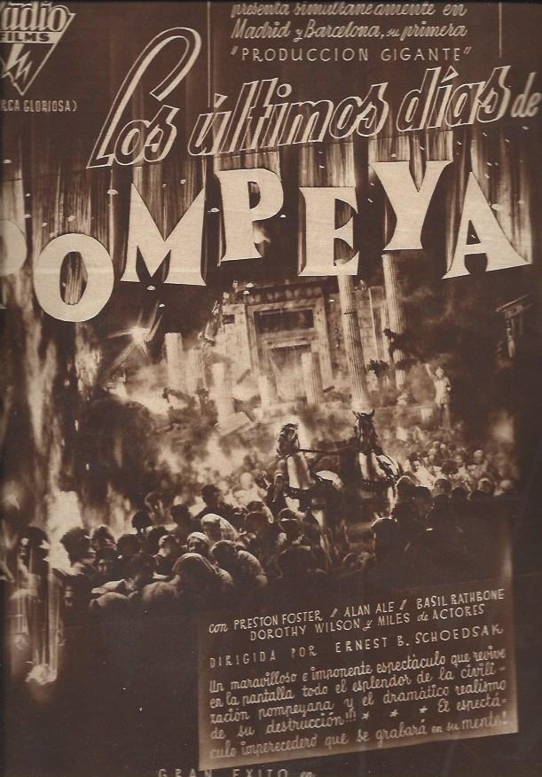 LAMINA 30896: Presentacion de Los ultimos dias de Pompeya