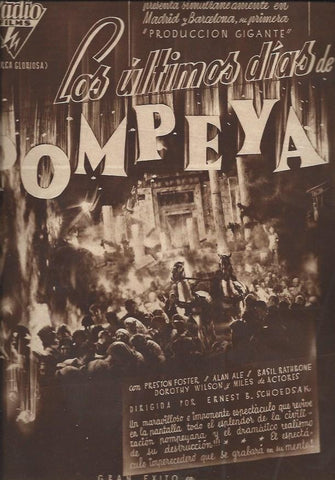 LAMINA 30896: Presentacion de Los ultimos dias de Pompeya