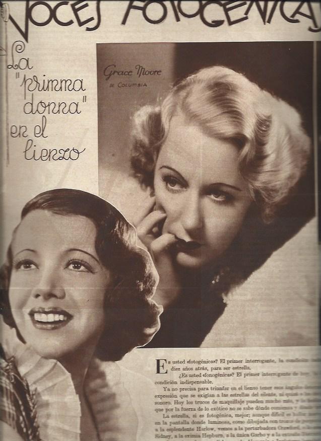 LAMINA 30876: Lily Pons y Grace Moore