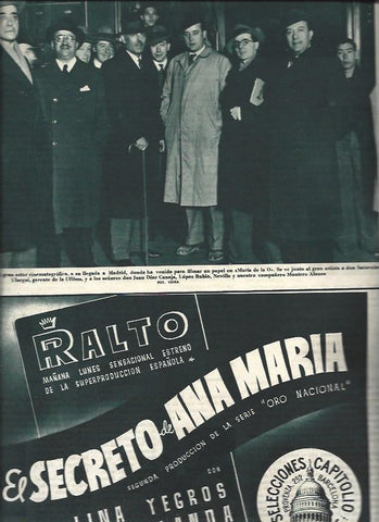 LAMINA 30937: Antonio Moreno a su llegada a Madrid