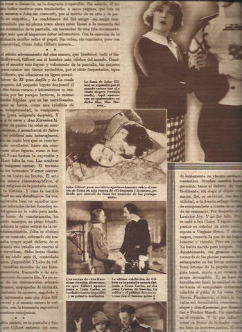 LAMINA 30940: Escenas de peliculas de John Gilbert