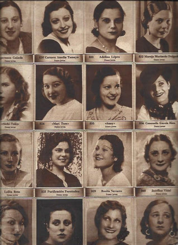 LAMINA 30949: Concurso de Fotogenia, del numero 849 al 864