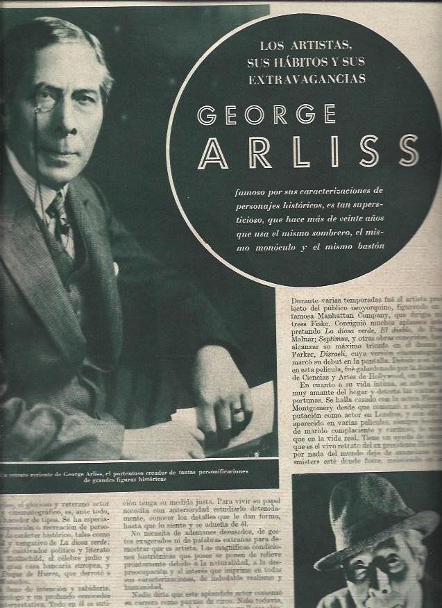 LAMINA 30875: George Arliss
