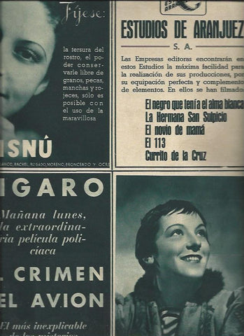 LAMINA 30873: Angela Salloker y publicidad