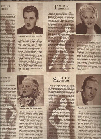 LAMINA 30797: Luis Alonso, Thelma Todd, Colette Darfeuil y Randolph Scott