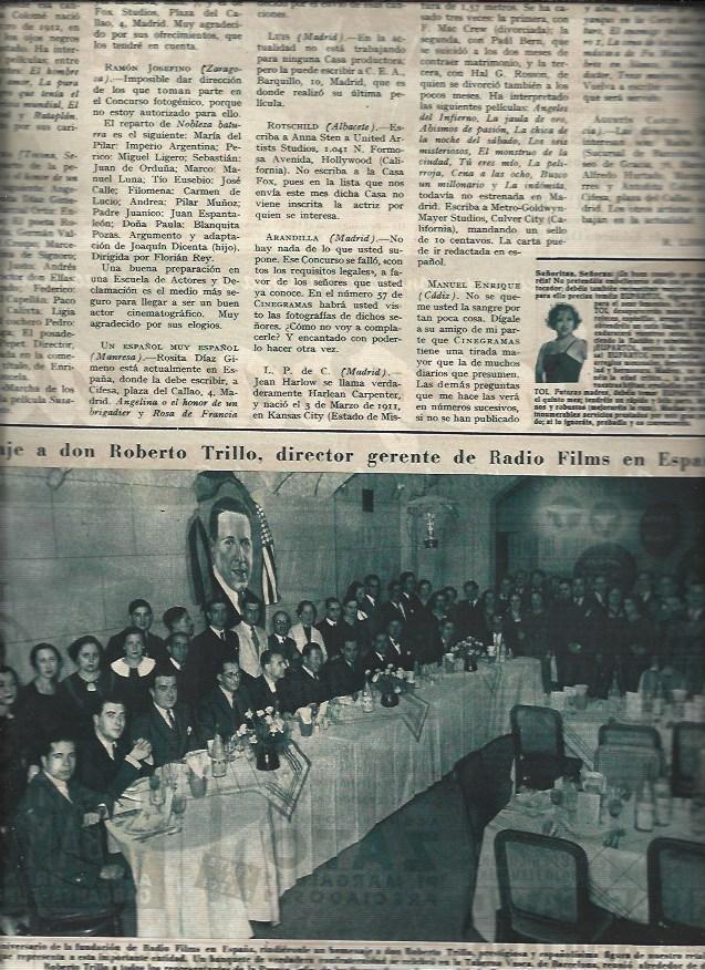 LAMINA 30800: Homenaje a Roberto Trillo en Barcelona